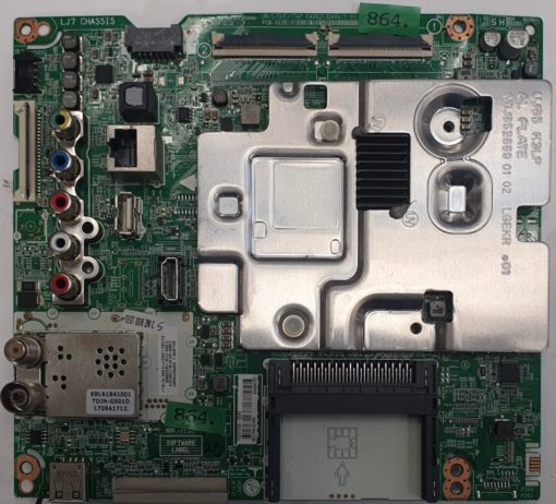 MAINBOARD	LG	49UJ635V	EAX67133404(1.0) 	49UJ635V-ZF 49UJ635V-ZF.BEU4LJP ,EBL61841001 TDJN-G501D 1709A1712 ,TEST DDR ZM C 5	70MGL0AL(435/441) ,49UJ635 V EBR83784201 IC8800 V03.60.40 CC8512C8 IC3000 V3.09.1 0EA0B0E2 ECOB3 LGMA1710-004 10.10.L1	710MANJ97703, 70EBT000-02R2 MC70A1074N 64446707 (Gbr)          PositionNummer:KT62-864