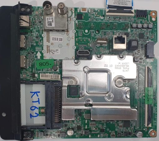 MAINBOARD	LG	55UM74507LA	EAX68253604(1.0) 			9HEBT000-01R6 M797K108.IF 66097803 ,908MAUAAT926 (Gbr)          PositionNummer:KT62-805