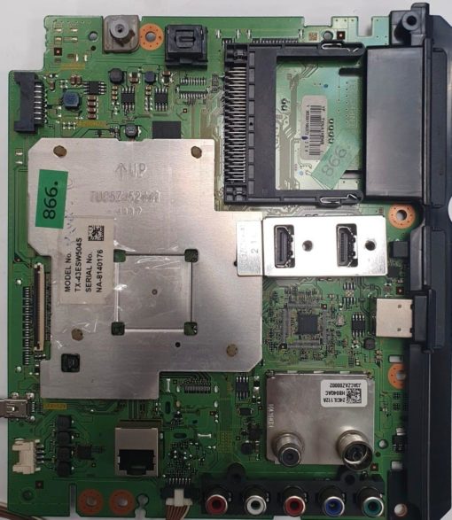 MAINBOARD	PANASONIC	TX-43ESW504S		TUC5ZJ52441 4117		NA-8140176, YF TXN/A1HEWE I 1 36530011862572 1234, 24CIL112A HB04QAC J3ACZAZ00002 (Gbr)          PositionNummer:KT15-866