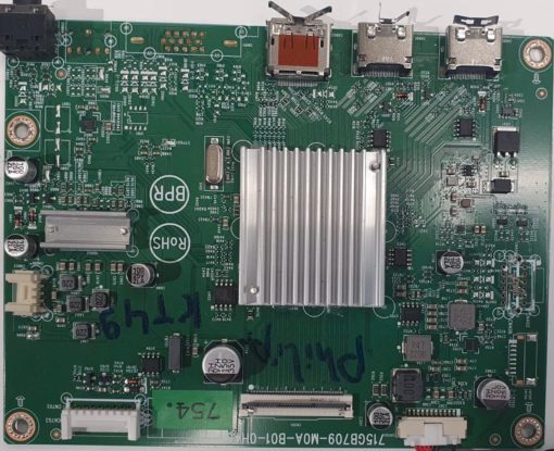 MAINBOARD	PHILIPS	715GB709-M0A-B01-0H4G				(Q)GQLCB0AZ032000Q PVNA3QA6003182M0196 V008 (Gbr)          PositionNummer:KT49-754