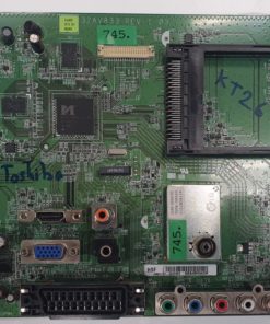 MAINBOARD	TOSHIBA	40LV833G	32AV833 REV1.03	04A9-00A4000 TDTK-G641D 1101B06114	EUxx833 V0.12 CX1 MX4B0E	B17K51Z07762C1, HSF 10861737-0000983-60EB40M0BA03P (Gbr)          PositionNummer:KT26-745