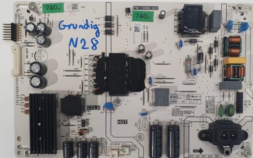 NETZTEIL	GRUNDIG	PW.130W2.622				99V-201V 500MV X 130W2 P22040749 - 0A07071 , WVZ910R-1220608514V 09 R00 (Gbr )                  PositionNummer: N28-740