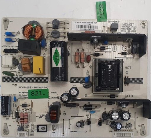 NETZTEIL	JTC	MPS35D-1MF REV:1.0		MPS35D-1MF 240	94V-0 E255554 ZL-03A, 1303, ZD-95(95)F	E010308130800106 (Gbr )                  PositionNummer: N06-821