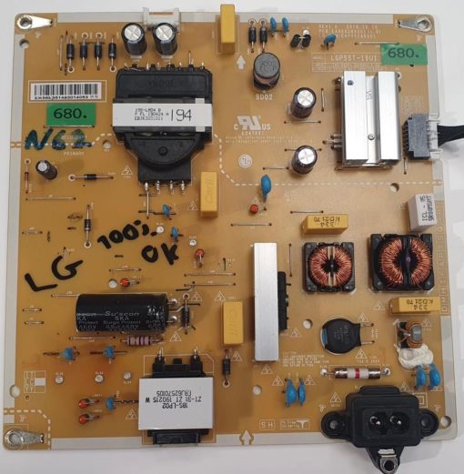 NETZTEIL	LG	EAX68284301 (1.6) EAY65149301 REV1.0 LGP55T-19U1				EK56B651493014053 (1.1) (Gbr )                  PositionNummer: N62-680