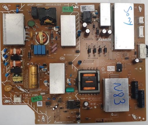NETZTEIL	SONY	APDP-209A1 2955036304				MMC GL71 APDP-209A1 A 147468411 00286381-00 MFG DATE:170521 ,AP0P209A1A M171570600175 (Gbr )                  PositionNummer: N83-843