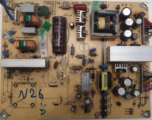 NETZTEIL	TOSHIBA	715G3714-P01-H20-003D				ADTV92412AAD X12AAD000003220333 (Gbr )                  PositionNummer: N26-883