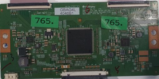 T-CON BOARD	LG	V15 UHD TM120 LGE VER1.0 6870C-0553A 		GBAG4L 4046B1 	1-9 94V-0 1447 (Gbr)    PositionNummer:T39-765