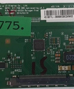 T-CON BOARD	SHARP	V15 FHD DRD_NON-SCANING_V0.3 6870C-0532A		1-9 94V-0 RU 1506		43 6871L-3806BEGBCQV8432 (Gbr)  PositionNummer: T40-775