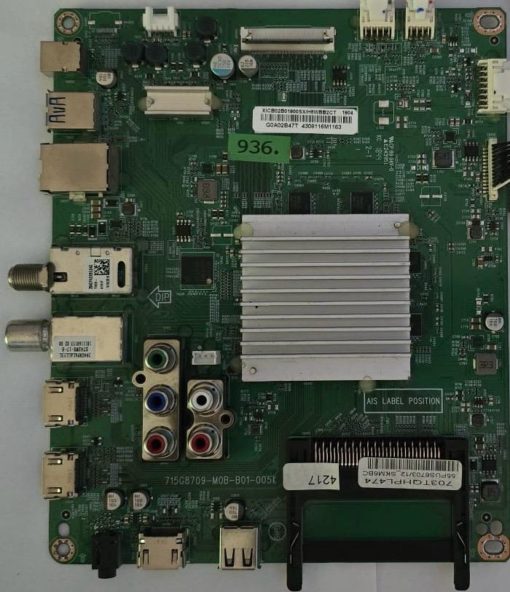 MAINBOARD	PHILIPS	55PUS6703/12	715G8709-M0B-B01-005K			XICB02B01900SX/H8WBB2CT 1904 G0A02B47T 4308116M1163(Gbr)          PositionNummer:KT49-936