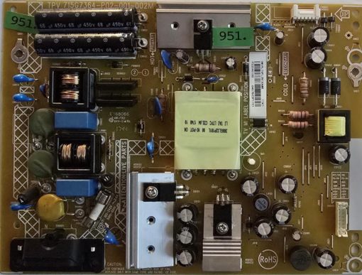 NETZTEIL	PHILIPS	TPV 715G7364-P02-001-002M		E168066		(W)PLTVFL261XAN6 1747 P32040100 040 7923P1 721 (Gbr )                  PositionNummer: N69-951