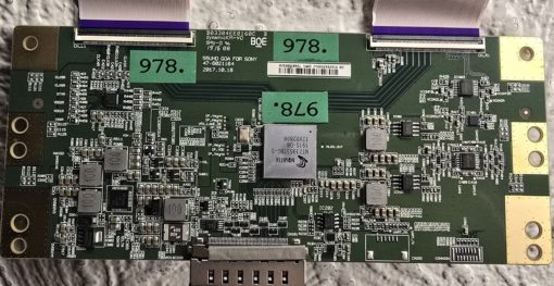 T-CON BOARD	SONY	B03304EE0160C B 55UHD 47-6021164		NT71953TBG-S 1915-DB T2YB2800		HV550QUBN5L 1445 FMG952552514 0D(Gbr)  PositionNummer:T33-978