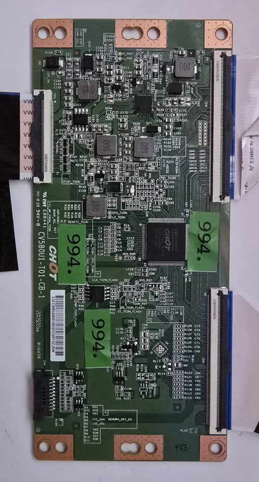 T-CON BOARD	TELEFUNKEN	CV580U1-T01-CB-1		20092020, E88441 MV-0 20 94V-0	CCU1221A11N PSVH4000 2028-AB	E3CCBB5800010G5HZ09T0ZJ5W (Gbr)  PositionNummer:T37-994