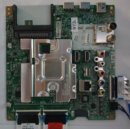 MAINBOARD	LG	43UM7500PLA 		SEC 913 B041 KLM461FETE S8A52GKCU, 03.50.90 E414, 93U1 515 12.07.19 5B	43UM7500PLA.BEUYLJP 9HMGL09S (506/755) MEZ67667701(REV00),LJ9 CHASSIS	9HEBT00-019Z MZ97C107H8 66101303, 907MATW9G457 (Gbr)          PositionNummer:KT62-973