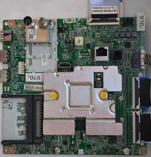 MAINBOARD	LG	43UQ70006LB 	EAX69830902 (1.1)	03.10.36 26DA, GFM01 1234567 94V-0E230374 2209 LJ22 CHASSIS K07B, WA15-6819B 11AV17A0 2201 A	43UQ70006LB.CEEFKH MEZ68990107 (REV00), 46-FW0440-16DA20G HL (A1) 211028(440)	2CEBT000-07V5 M Z24W108XZ 67181713, 205TAZF09437 (Gbr)          PositionNummer:KT62-970