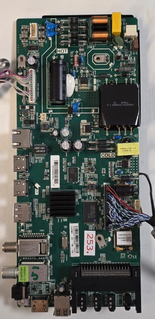 MAINBOARD	SHARP	LC-40FG5142E		K9F4G08U0F SCB0 CYD082G6N	LC-40FG5142E 20171227_163707 PO35L-2-CVTE	WIFI-2- M603USA1 0025923CF9E4, B18010391-0A00263 300MA LSC400HN02 63 75W4 ROHS, 78DDD922E3A0, B40CF5142EB35L 38153080302486 (Gbr)          PositionNummer:KT40-253