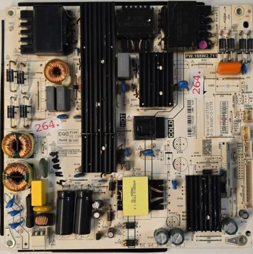 NETZTEIL	SHARP	LC-55UI7352E 	PW.188W2.711 P046C-2-CVTE	P149 38 18 KB-5150 RoHS		V18100353-0A00229 1386 ROHS LSC550FN11 (Gbr )                  PositionNummer:N40-264