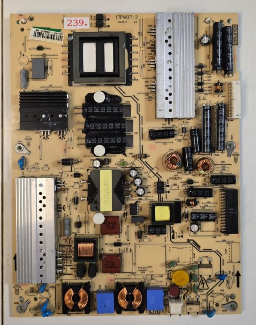 NETZTEIL	TOSHIBA	17PW07-2 041111		76V0A 94V-0 1227 E116921		23044627-26948413 345 (Gbr )                  PositionNummer:N26-239