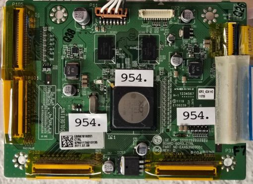 T-CON BOARD	LG	LGE PDP 101019 60R3_CTRL EAX63989001 REV: D		ISIS A1.0 LG8101 1115 PAM510.06G, 60R3_4DA1H0 110709	H5PS5162FFR S6C 115A NTHKAY80H2, 8H 94V-0 1234567 H-1 1119 E106239	EBR67818201 CTRL KP60117A013135 2011.07.09 (Gbr)  PositionNummer:T39-954