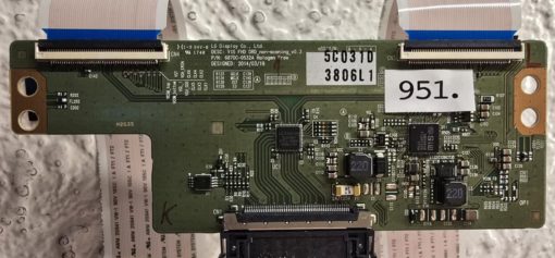 T-CON BOARD	LG	V15 FHD DRD_NON-SCANING_V0.3 6870C-0532A		1-9 94V-0 1740	5C031D 3806L1 (Gbr)  PositionNummer:T39-951