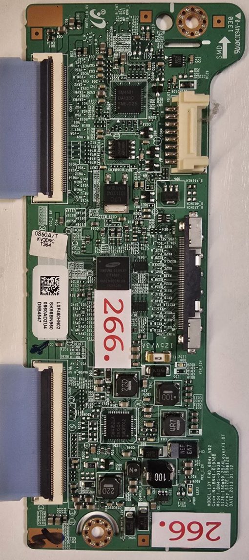 T-CON BOARD	SAMSUNG	13Y FHD_60HZ_V02 BN41-01938B BN41-01938	0860A/T KV3D9C T364		LSF460HN02 SK98BN950 0860AD2U4 D9B4547 (Gbr)  PositionNummer:T13-266