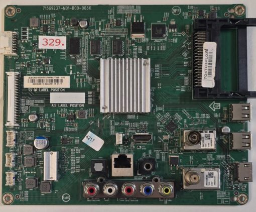 MAINBOARD	PHILIPS	43PFS5803/12	715G9237-M01-B00-005K			(X)XICB02B00303SX/H8RBA7T0SX 1815 B430505T0 4043751 M 0177, 704TQIPL038, 394GPASEBIL05G T00S- A751F -1803A1219, 394GPASEBIL0SG TDSY- 04300 1802B0912 (Gbr)          PositionNummer:KT49-329