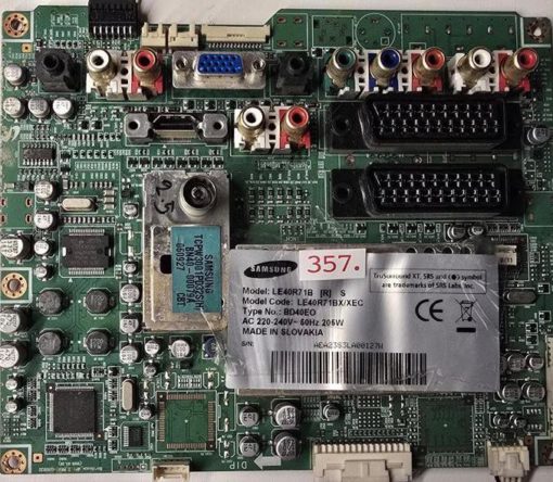 MAINBOARD	SAMSUNG	LE40R71B	Bordeaux_MP1.3_BN41-00680D	TCPW3001PD32S(H) BN40-00079A 000927 CBT,  BD40EO	LE40R71BX/XEC	AEA23S3LA00127W (Gbr)          PositionNummer:KT124-357