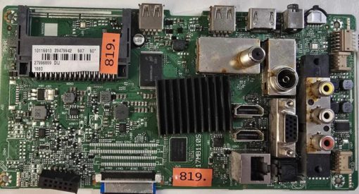 MAINBOARD	TELEFUNKEN	DS0F272N4CW	17MB110S 250817r1	10115910		10115910 23479942 597 50" 27996899 DIJ 1660,7996894 801898 (Gbr)          PositionNummer:KT27-819