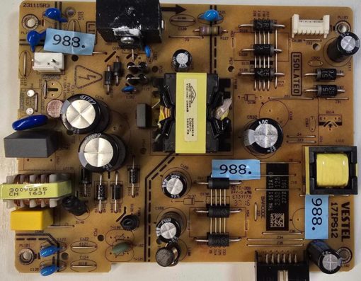 NETZTEIL	TELEFUNKEN	17IPS12 231115R3		TC-368 94V-0 E131175 37 16		TH4 161 12A ND 2332 125 2770 591 (Gbr )                  PositionNummer:N27-988