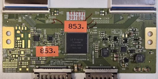 T-CON BOARD	LG	V12 60FHD 120Hz(LC600EUD-FEF1) 6870C-0425B VER 0.7		KA123V 3018C3, CJD94V-0 1249	TL2433MC 0ITLL-0057A F211-1250 (Gbr)  PositionNummer:T39-853