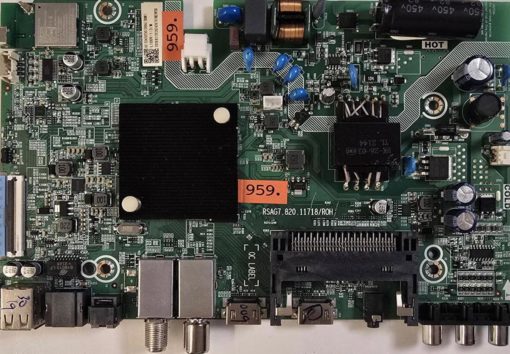 MAINBOARD	HISENSE	32A4FG	RSAG7.820.11718/R0H		94V-0 XD-102 E193079 2DE434008 2144 KB-6160	DZ/32A35EEVS(0006) (B0M1) L1009/1/3/M 310130/B/1/3TE3262142K/TX118B21B92CK (GBR)          PositionNummer:KT07-959