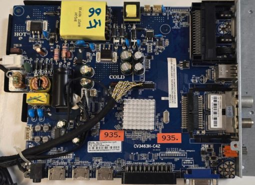 MAINBOARD	JTC	DVB-PM14009HCATS	CV3463H-C42 12 151119	G0B5-GS440, TFT216080 CV3463H-C42(75W)/USB*2 S2 H.265/51V/700MA*1/3P+2P/2.0 40" A400ND1M13-2/LSC400HM13-W/DVD CV3463H-C42	CV3463H-C42-12-P1 10006316 BJM1-14009-1T9G 	G1604-Q000673, 63H 03981603MA 0452 48-54.5V/700MA, 62H02841603DA2481 (GBR)          PositionNummer:KT06-935