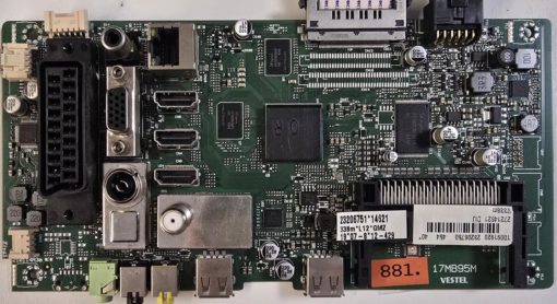 MAINBOARD	MEDION	17MB95M		23206751*14621 338M*L12*GMZ 19*07-8*12-429	30017581 29080410 667	10091920 23206750 454 40" 27214621 DIJ V338M, 281740, 10091920 1407400077 7214605 400077 (Gbr)          PositionNummer:KT01-881