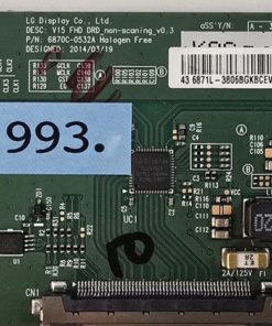 T-CON BOARD	MEDION	V15 FHD DRD_non-scaning_v0.3 6870C-0532A		KD0-V0 E255400 94V-0 1702-5		43 6871L-3806BGKBCEV7347(Gbr)  PositionNummer:T43-993