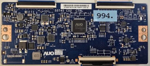 T-CON BOARD	TELEFUNKEN	55T45 C02 CTRL		E88441 MV-0 94V-0 2328	AU0-12417 2323KQ9QY033 V01	UZ-55555T45C03-389-1009970-L00S7-05 (Gbr)  PositionNummer:T37-994