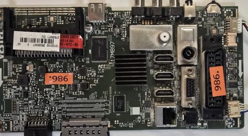 MAINBOARD	TELEFUNKEN	D55F287N3CW 10102192	17MB97 260215R2			101021921602600083, 7529853 600083, 10102192 1602, 10102192 23326887 9 55" 27529871 DIJ (Gbr)          PositionNummer:KT27-986