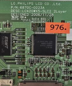 T-CON BOARD	PHILIPS	6870C-0223A LC420WX5-SLC2		2A622D 2978A1	GSEP 2302 94V-0 07/16(Gbr)  PositionNummer:T31-976