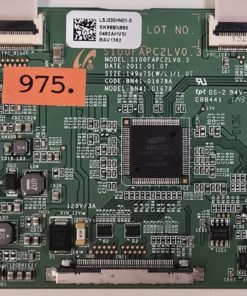 T-CON BOARD	SAMSUNG	S100FAPC2LV0.3 BN41-01678A BN41-01678		0S-2 94V-0 E88441 1143		LSJ320HN01-S SK98BN950 0492AHVSI BAV1362(Gbr)       PositionNummer:T13-975