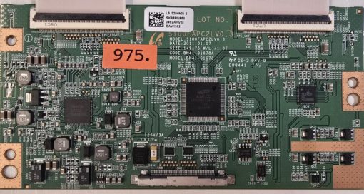 T-CON BOARD	SAMSUNG	S100FAPC2LV0.3 BN41-01678A BN41-01678		0S-2 94V-0 E88441 1143		LSJ320HN01-S SK98BN950 0492AHVSI BAV1362(Gbr)       PositionNummer:T13-975