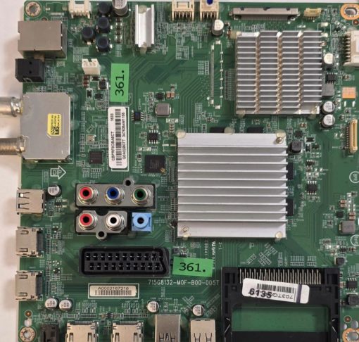 MAINBOARD	PHILIPS	49PUS6101/12	715G8132-M0F-B00-005T	6641205		A0002167216, CBPRF8OBA6CT 1633 G0A02B07T 3476354M1155 (Gbr)          PositionNummer:KT49-361