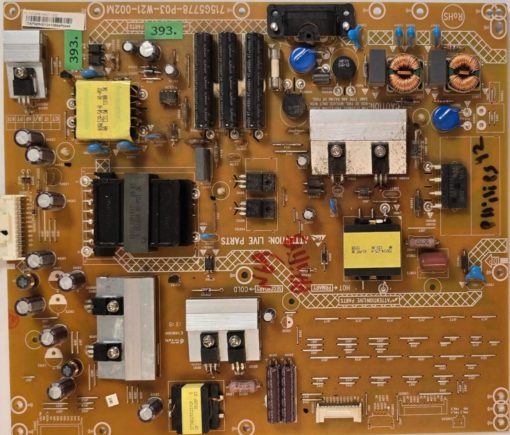 NETZTEIL	PHILIPS	42PFL3218K/12	715G5778-P03-W21-002M			PLTVCQ391XAO7 1322 DSPN050012410584P0449 (Gbr )                  PositionNummer:N69-393