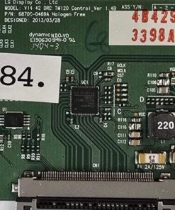 T-CON BOARD	PHILIPS	42PFK5209/12	V14 42 DRC TM120 Control_Ver 1.4B 6870C-0469A	4B429D 3398A1	ND0-V0 E150630 94V-0 1404-3	FZ1A1421020054 (Gbr)       PositionNummer:T31-984