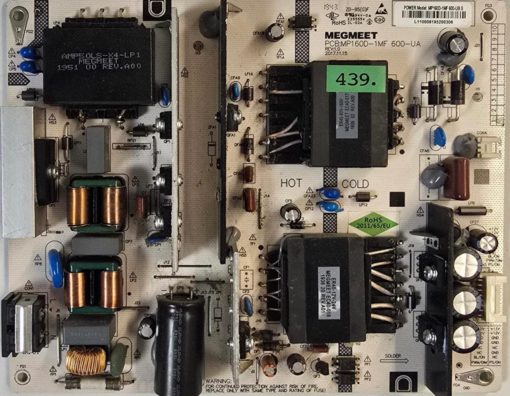NETZTEIL	CHIQ	U50H7N MP160D-1MF 600-UB S 	MP160D-1MF 600-UA REV:1.0	1943 ZD-95(G)F 94V-0 E255554 ZL-03A		L110008195200306 (Gbr )                  PositionNummer:N11-439