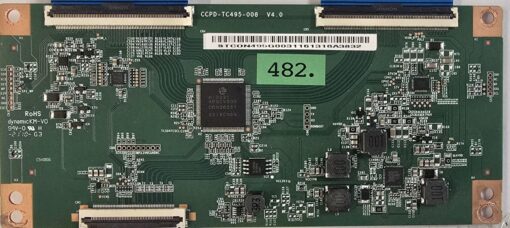 T-CON BOARD	GRUNDIG	50 VLX 201 LDL 	CCPD-TC495-008 V4.0	UXL0000000 SN 10602331		8786106023312, 010521405201023327, STCON495G0031151316A3832 (Gbr)       PositionNummer:T38-482
