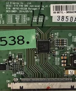 T-CON BOARD	SHARP	LC-49CFE6032E	V15 FHD DRD_non-scaning_v0.2 6870C-0532B	3850AE, 1-9 94V-0 1502		F49CF6032EB383 96119050800942, 49 6871L-3850AEMBBEG1042 (Gbr)       PositionNummer:T40-538
