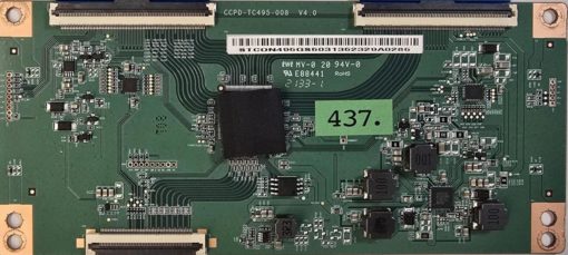 T-CON BOARD	TELEFUNKEN	CCPD-TC495-008 V4.0		MV-0 20 94V-0 E88441 2133-1		STCON495G85031352329A0285 (Gbr)       PositionNummer:T37-437
