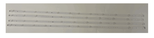 Toshiba LED-BACKLIGHT KIT FÜR 55"-PANEL (4 STREIFEN) (Gbr) 30113500 E469119  Set4 2x JL.D550B1330-078CS-M_V01 3010-4638 und 2x JL.D550C1330-078CS-M_V01 3010-4639 LED Backlight für T55EX8620 ODL55850UV-TFB TX-55HXW584 TX-55JXW604 MD31505  Position Nummer: B2-029