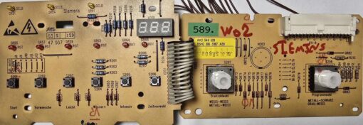 WASCHMASCHINE ELEKTRONIK	SIEMENS		AKO 546 528 BSHG 306 5987 AB9	26 924315 80905.07.99 (Gbr)          Position Nummer: W02-589