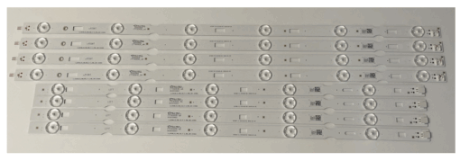 Grundig LED-BACKLIGHT KIT FÜR 55"-PANEL (8 STREIFEN) Set 8x4 SE55D11L-ZC22AG-03 Left ZTE60600-AA L4_OCEAN_E5_CDM_L05_V1.0_TBK_LM41-01005A und SE55D11R-ZC22AG-03 ZTF60600_AA L4_OCEAN_E5_CDM_R06_V1.0_TBK_LM41-01006A LED Backlight für 55GUB7040 55GUB7140 55VOE71 55VLX700 Position Nummer: B2-037 (Gbr)