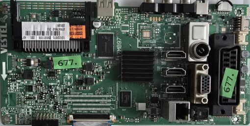 MAINBOARD	CELCUS	43FHDSB-16/1	17MB97 260215R2	94V-0 E342828 1835		101026701611600223 7697671 600223, 10102670 23331138 220 43" 27697692 DIJ 22326 (Gbr)          PositionNummer: KT27-677