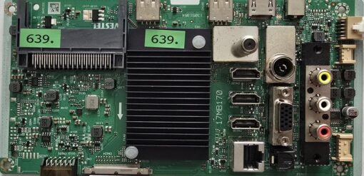 MAINBOARD	NOKIA	17MB170 130519R4		03 YADL 19 94V-0 E114139 2037	Smart TV 5000A 1911 23727573 285955890285 10131290 8110_	10131290 2102100205 8595564 100205, 100308210000205 (Gbr)          PositionNummer: KT37-639